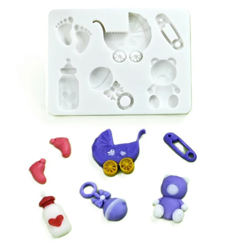 Bustlwor Moule En Silicone, Silicone Moule à Gâteau, Mini Moules à