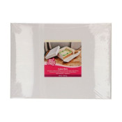 LA BOÎTE À GÂTEAUX BOÎTE À GÂTEAU RECTANGULAIRE BLANCHE 40,6 X SUCRE 0,4 X 15,2