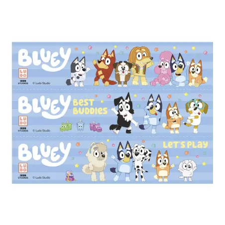 Bluey and Bingo Cake Borders -Set of 3 - Planète Gateau