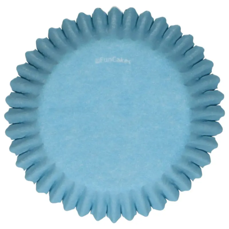 Mini Cupcake-Förmchen blau - 100 Stück