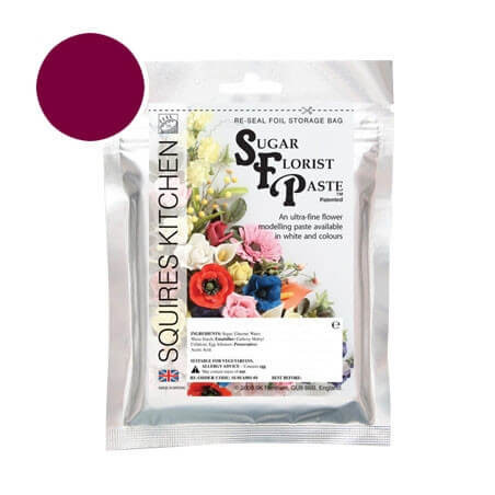 squires Kitchen red RUBY flower paste - 100g