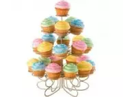 DISPLAY A CUPCAKE AND MUFFIN